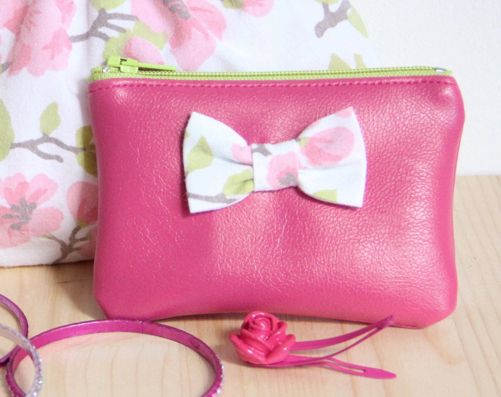 Fait à la main 100% Laine FELT Fleur Coloré PURSE Fairtrade - fait à la main au Népal. - France