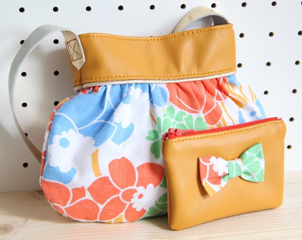 Sac à Bandoulière Fille Enfant Avec Fleur - Mini Sac à Main Mignon Pour 1-3 Ans, Idéal Fête Et Photographie