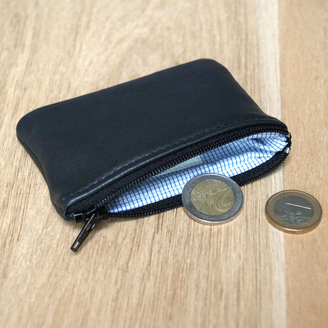 Porte-Monnaie Mini En Cuir Véritable – Vintage – Léger – Pour Homme Et Femme – Cadeau Idéal